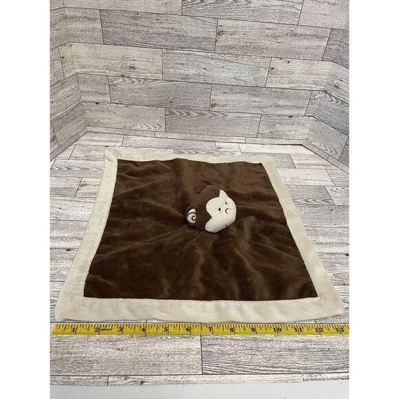 Tiddliwinks Brown Monkey Lovey Security Blanket Baby Toy Nursery Safari Zoo - Picture 4 of 8